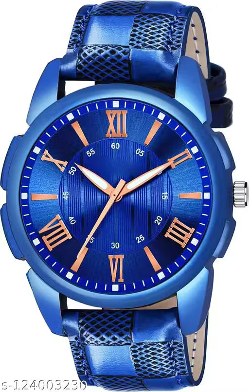Boys and Men's Exclusive Men201 Blue Black Boys watch