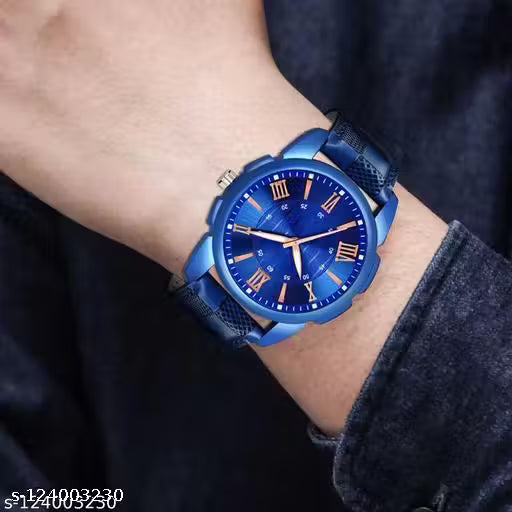 Boys and Men's Exclusive Men201 Blue Black Boys watch